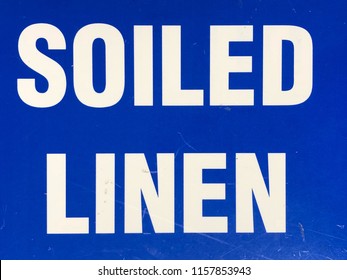 Soiled Linen Sign