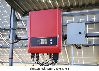 Solar Battery Management System. Controller Of Power, Charge Of Solar Panels. Solar Tracker.