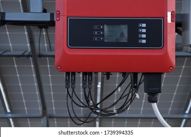 Solar Battery Management System. Controller Of Power, Charge Of Solar Panels. Solar Tracker.