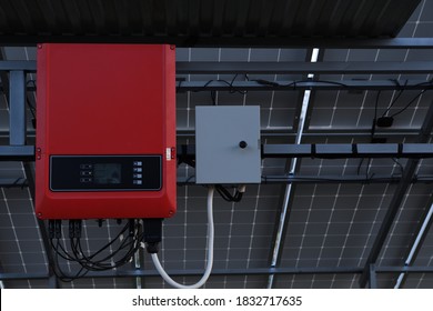 Solar Battery Management System. Controller Of Power, Charge Of Solar Panels. Solar Tracker.