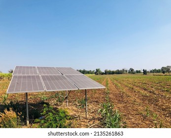 Solar Cell System In Sugarcane Fields For Agricultural Water Management