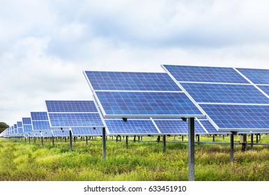 solar cells in solar power station alternative renewable energy from natural