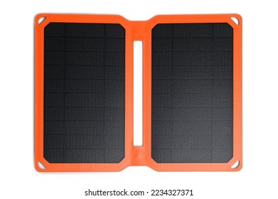 Solar charger on white background - Shutterstock ID 2234327371