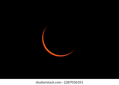 Solar Eclipse 2023 Simulation if seen in Kupang Indonesia