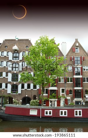 Similar – Beautiful Architecture Of Dutch Houses In Amsterdam