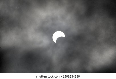 Solar eclipse seen from India
