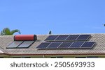 Solar electric panels and solar hot water