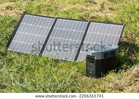 The solar electricity generated is stored in a power station