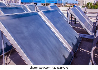 Solar Energy Cells Plates, Shot Is Selective Focus With Shallow Depth Of Field, Shouted At Cairo Egypt On 21 April 2019