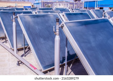 Solar Energy Cells Plates, Shot Is Selective Focus With Shallow Depth Of Field, Shouted At Cairo Egypt On 21 April 2019