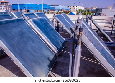 Solar Energy Cells Plates, Shot Is Selective Focus With Shallow Depth Of Field, Shouted At Cairo Egypt On 21 April 2019