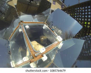 Solar Oven In Use