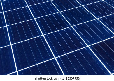 Solar Panel Cells Close Up