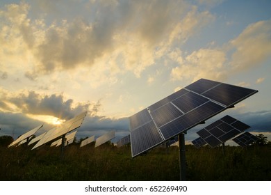 Solar panel field - Shutterstock ID 652269490