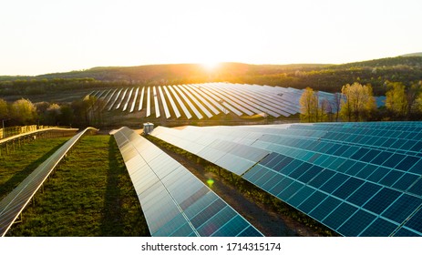 Solar panel, photovoltaic, alternative electricity source - concept of sustainable resources