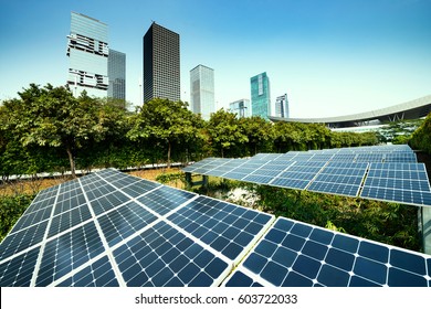 Solar Panels In The City