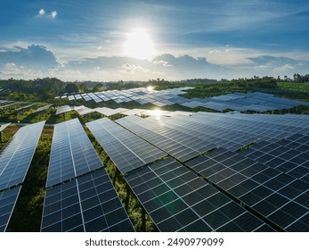 solar panels city at china