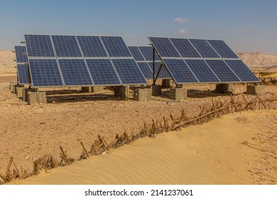 Solar Panels In Dakhla Oasis, Egypt