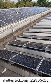 Solar Panels On Flat Roof Stock Photo 2198506201 | Shutterstock