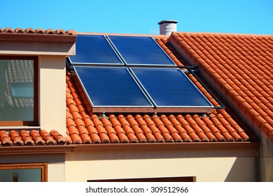 Panneaux Solaires Thermiques Images Photos Et Images Vectorielles De Stock Shutterstock Panneaux Solaires Thermiques Images Photos Et Images Vectorielles De Stock Shutterstock