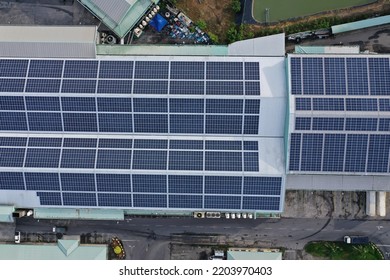 Solar panels use sunlight as a source of energy to generate direct current electricity - Shutterstock ID 2203970403