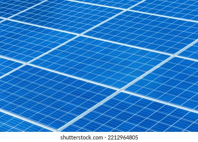 Solar power generation by solar panels. - Shutterstock ID 2212964805