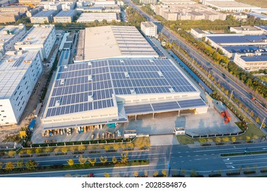 Solar Power Station With Factory