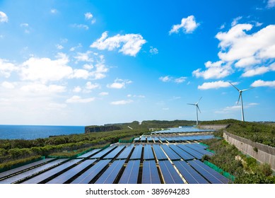 Solar Power And Wind Power Generation