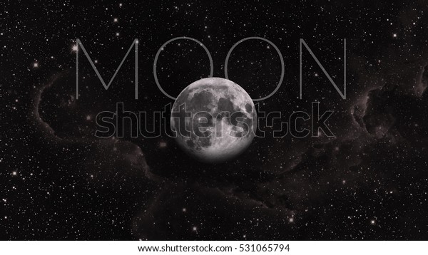Solar System -
Earths Moon. The Moon is Earth's only natural satellite. It is one
of the largest natural satellites in the Solar System. Elements of
this image furnished by
NASA.