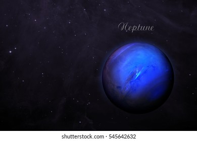 Solar System Neptune Eighth Farthest Planet Stock Photo 545642632 ...