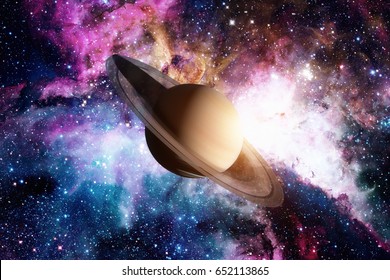 Solar System Saturn Sixth Planet Sun Stock Photo 652113865 