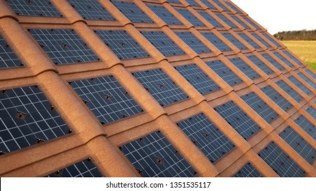 Solar tiles, roof that generates energy