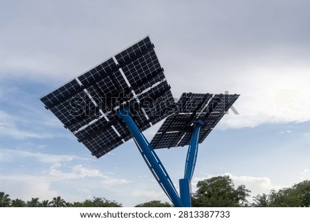 Solar trees: clean energy structures that provide shade and can include charging points for devices.