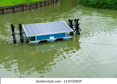 Solar Turbine Wastewater Treatmentsustainable Energy Conceptwater Stock ...