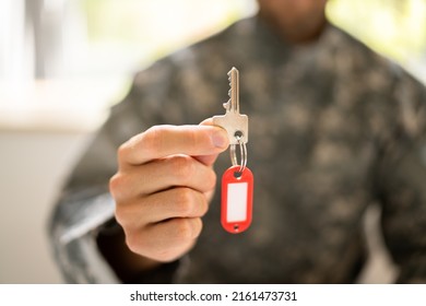 Soldier Buying Apartment. Ownership And Relocation. Veteran Owner