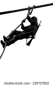 Soldier Climbing Rope 