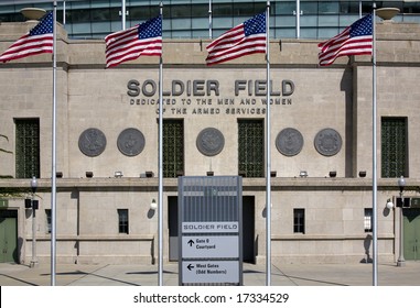 Soldier Field, A Municipal Stadium In Downtown Chicago Illinois.