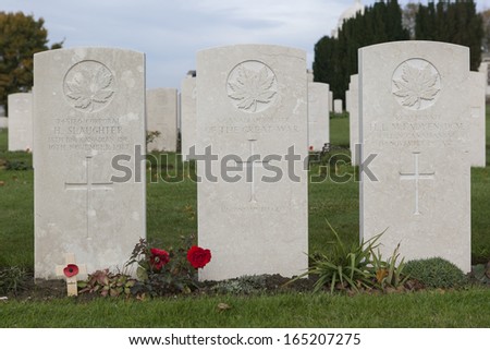 A soldier of the great war - Tyne Cot - Belgium