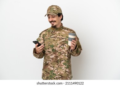 Personalised Army Gifts For Men Mug For British Soldiers In Camouflage Uniform