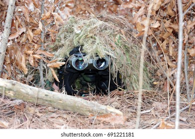 Soldier Reconnaissance Through Binoculars