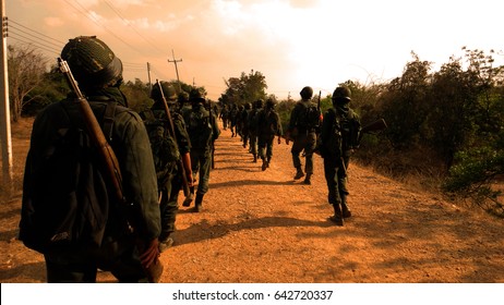 Soldier Walking