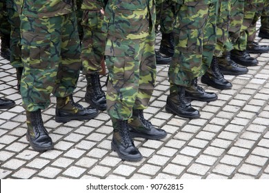 Soldiers lined up Images, Stock Photos & Vectors | Shutterstock
