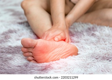 Soles Inflammation Of The Human Foot Bones