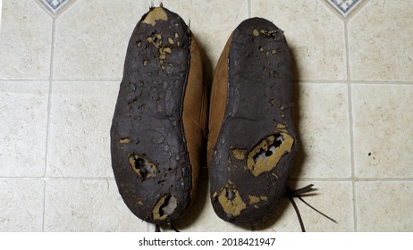 Soles Worn Out Bedroom Slippers Stock Photo 2018421947 | Shutterstock