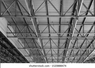 Industrial Factory Warehouse Ceiling Structure Roof Stock Photo ...