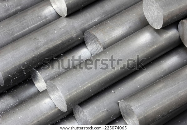 Solid aluminum\
tubes