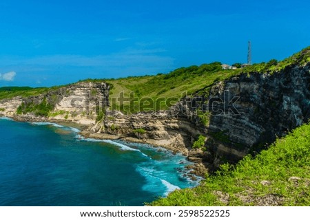 The solid cliffs of Tanjung Ringgit on a sunny day