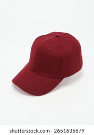 Solid Color Baseball Cap on a white background
