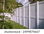 Solid Privacy 8 Foot Vinyl Fence 