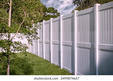 Solid Privacy 8 Foot Vinyl Fence 